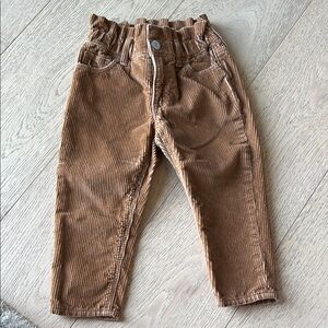 Kids Brown Corduroy Pants